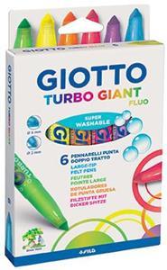 GIOTTO TURBO GIANT FLUO BLISTER 6TMX