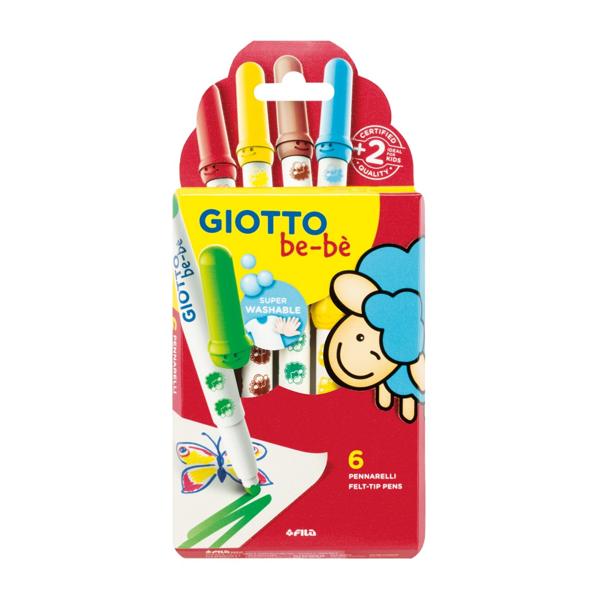 ΜΑΡΚΑΔΟΡΟΙ GIOTTO BE-BE 6 TEM ASS ΣΕ BLISTER