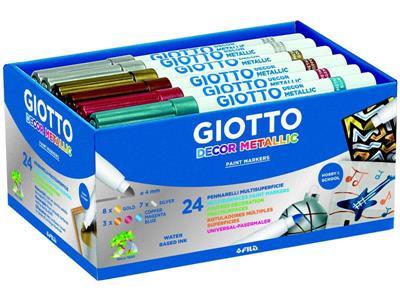 ΜΑΡΚΑΔΟΡΟΙ ΜΕΤΑΛΛΙΚΟΙ 25ΤΕΜ DECOR GIOTTO