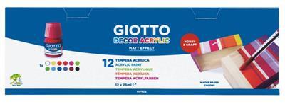 ΑΚΡΥΛΙΚΑ ΧΡΩΜΑΤΑ ΣΕ ΒΑΖΟ 25ml 12 ΤΕΜ
