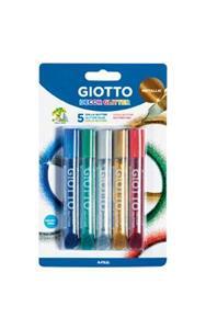 ΚΟΛΛΑ BLIST.5TMX GLITTER 10.5ml GIOTTO METALLIC