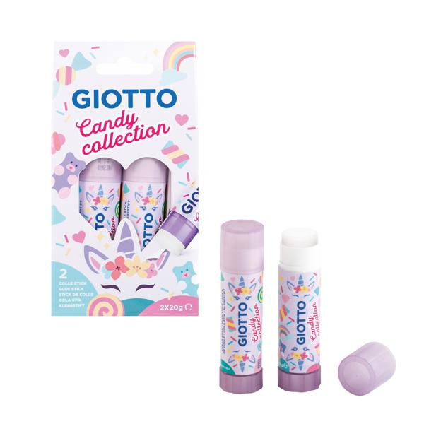 ΚΟΛΛΑ STICK 20gr GIOTTO CANDY COLLECTION ΣΕ BLISTER 2 ΤΜΧ