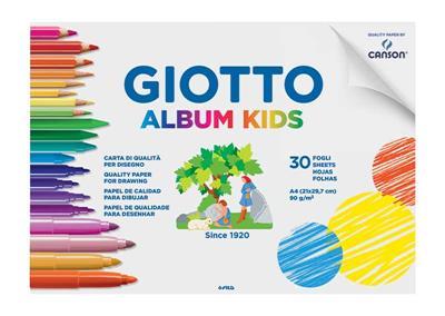 GIOTTO ALBUM KIDS DRAWING A4 30 SHEETS 90G
