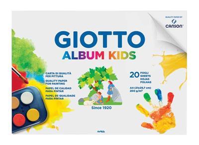GIOTTO ALBUM PAINT KIDS A4 20 SHEETS 200G