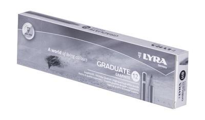 ΜΟΛΥΒΙ ΓΡΑΦΙΤΗ LYRA GRADUATE GRAPHITE ΣΕ ΚΟΥΤΙ 12 ΤΕΜ ΗB