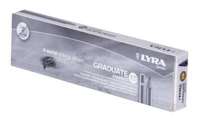 ΜΟΛΥΒΙ ΓΡΑΦΙΤΗ LYRA GRADUATE GRAPHITE ΣΕ ΚΟΥΤΙ 12 ΤΕΜ 3B