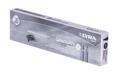 ΜΟΛΥΒΙ ΓΡΑΦΙΤΗ LYRA GRADUATE GRAPHITE ΣΕ ΚΟΥΤΙ 12 ΤΕΜ 6B