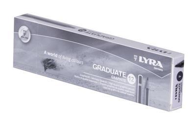 ΜΟΛΥΒΙ ΓΡΑΦΙΤΗ LYRA GRADUATE GRAPHITE ΣΕ ΚΟΥΤΙ 12 ΤΕΜ F