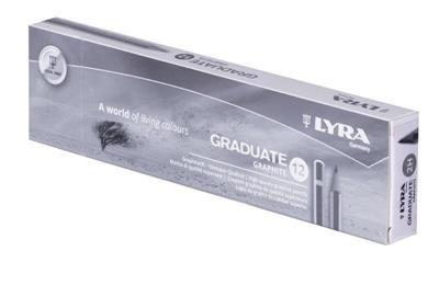 ΜΟΛΥΒΙ ΓΡΑΦΙΤΗ LYRA GRADUATE GRAPHITE ΣΕ ΚΟΥΤΙ 12 ΤΕΜ 2H