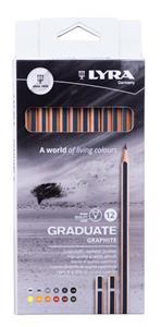 ΜΟΛΥΒΙ ΓΡΑΦΙΤΗ LYRA GRADUATE GRAPHITE 12ΤΕΜ
