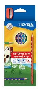 ΞΥΛΟΜΠΟΓΙΕΣ GROOVE SLIM 12ΤΕΜ ΜΕ ΞΥΣΤΡΑ LYRA