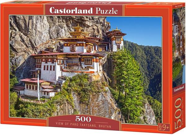 CASTORLAND B-53445 ΠΑΖΛ 500ΤΕΜ. VIEW OF PARO TAKTSANG, BHUTAN