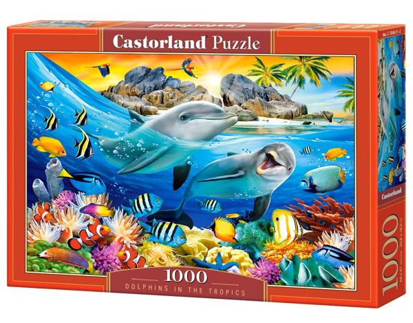 CASTORLAND 104611 ΠΑΖΛ 1000ΤΕΜ. DOLPHINS IN THE TROPICS