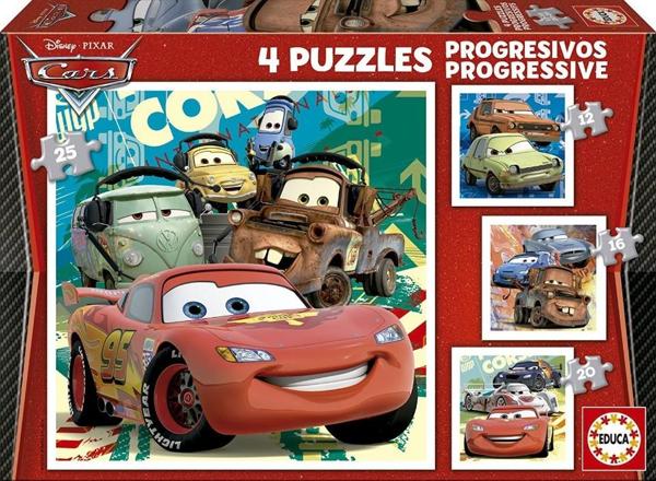 # EDUCA 14942 ΠΑΖΛ 12+16+20+25ΤΕΜ. CARS 2