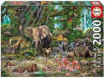 EDUCA 16013 ΠΑΖΛ 2000ΤΕΜ. AFRICAN JUNGLE