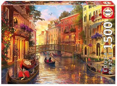 EDUCA 17124 ΠΑΖΛ 1500ΤΕΜ. SUNSET IN VENICE