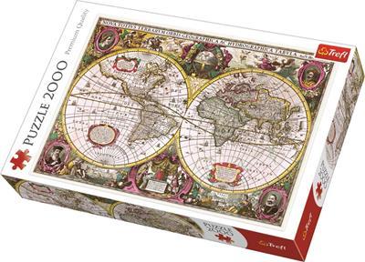 TREFL 27095 ΠΆΖΛ 2000ΤΕΜ. A NEW LAND AND WATER MAP OF THE ENTIRE EARTH