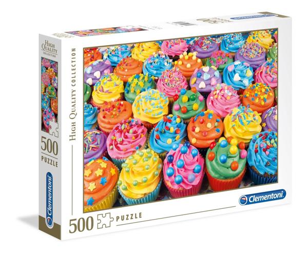 * CLEMENTONI 35057 ΠΆΖΛ 500ΤΕΜ. ΠΟΛΎΧΡΩΜΑ CUPCAKES