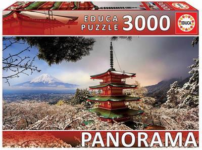 EDUCA 18013 ΠΑΖΛ 3000ΤΕΜ. PANORAMA FUJI & PAGODA