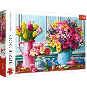 TREFL 26157 ΠΆΖΛ 1500ΤΕΜ. FLOWERS IN VASES