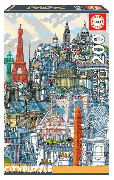 EDUCA 18471 ΠΑΖΛ 200ΤΕΜ. CITYPUZZLE:PARIS