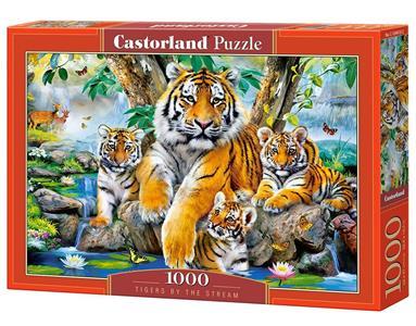 CASTORLAND 104413 ΠΑΖΛ 1000ΤΕΜ. TIGERS BY THE STREAM