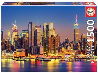 EDUCA 18466 ΠΑΖΛ 1500ΤΕΜ. MANHATTAN AT NIGHT