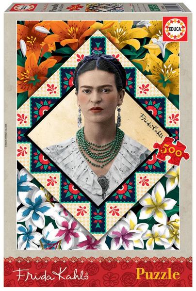 EDUCA 18483 ΠΑΖΛ 500ΤΕΜ. FRIDA KAHLO FLOWERS