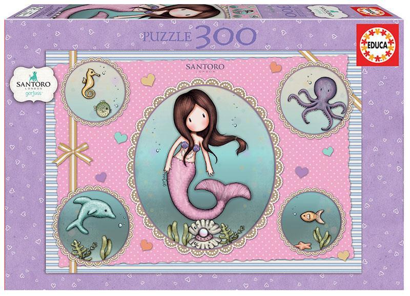 EDUCA 18646 ΠΑΖΛ 300ΤΕΜ. SANTORO GORJUSS NICE TO SEA YOU - OFFICIAL