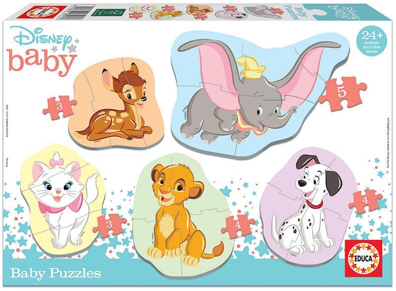 EDUCA 18591 ΠΑΖΛ 3+4+5ΤΕΜ. BABY PUZZLES DISNEY ANIMALS 2