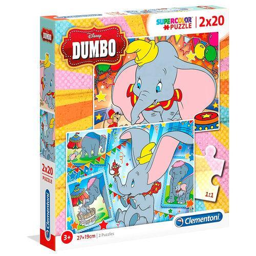 * CLEMENTONI 24756 ΠΆΖΛ 2X20ΤΕΜ. XL DISNEY DUMBO