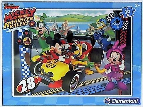 * CLEMENTONI 08514 ΠΑΖΛ  30ΤΕΜ. MICKEY ROADSTER RACERS