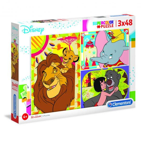 * CLEMENTONI 25236 3X48ΤΕΜ. SUPER COLOR DISNEY CLASSICS