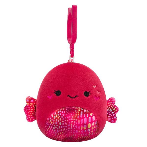 SQUISHMALLOWS - VALENTINE - ΛΟΥΤΡΙΝΑ ΜΠΡΕΛΟΚ 9CM W2 - BARELLA