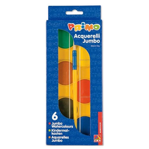 ΝΕΡΟΜΠΟΓΙΕΣ 44MM 6 ΧΡΩΜΑΤΩΝ + ΠΙΝΕΛΟ JUMBO CMP