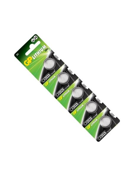 * ΜΠΑΤΑΡΙΑ ΚΟΥΜΠΙ ΛΙΘΙΟΥ 3V - 160mAh CR2025 ΣΕ ΠΑΚΕΤΟ 5 ΜΠΑΤΑΡΙΩΝ GP