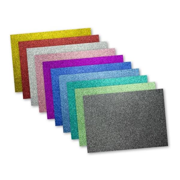 ΜΠΛΟΚ ΚΟΛΑΖ GLITTER 25 X 35CM 300GR ΠΑΚΕΤΟ 10 ΑΣΟΡΤΙ ΧΡΩΜΑΤΩΝ KANGARO