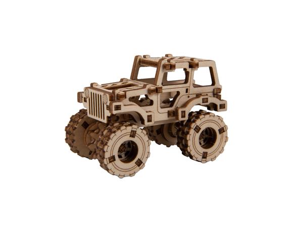 WOODEN.CITY - ΞΥΛΙΝΟ ΜΗΧΑΝΙΚΟ ΠΑΖΛ ΑΓΩΝΙΣΤΙΚΟ MONSTER TRUCK 1 (69 ΚΟΜΜΑΤΙΑ)