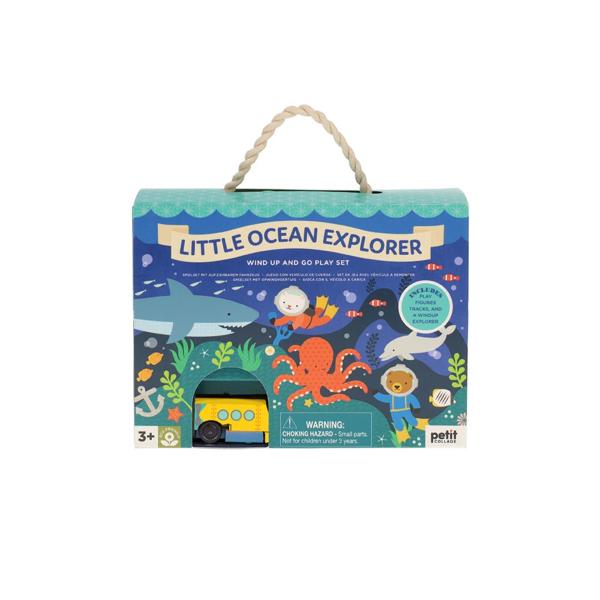 ΞΥΛΙΝΟ ΠΑΙΧΝΙΔΙ - ΥΠΟΒΡΥΧΙΟ LITTLE OCEAN EXPLORER ΓΙΑ ΠΑΙΔΙΑ ΑΠΟ 3 ΕΤΩΝ