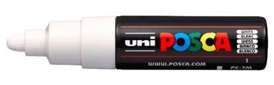 ΜΑΡΚΑΔΟΡΟΣ POSCA ΧΟΝΔΡΟΣ BULLET - ΑΣΠΡΟ