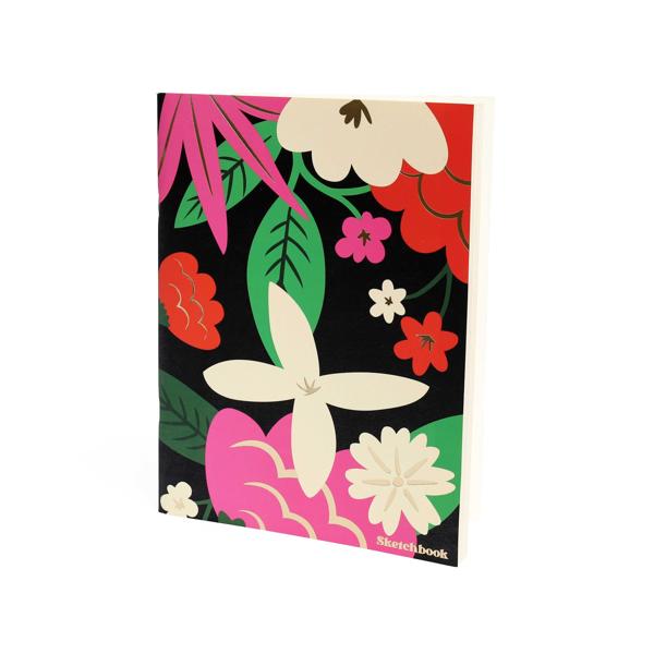 SKETCHBOOK B5 ΧΩΡΙΣ ΓΡΑΜΜΕΣ FLORAL