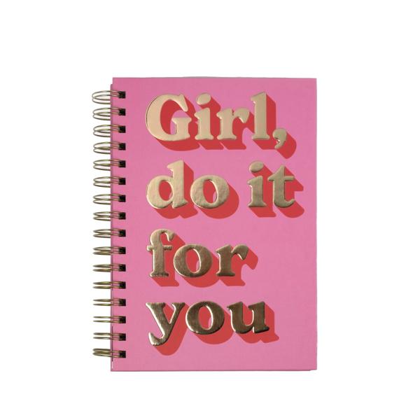 ΤΕΤΡΑΔΙΟ ΣΠΙΡΑΛ Α5 ΜΕ ΓΡΑΜΜΕΣ "GIRL, DO IT FOR YOU"