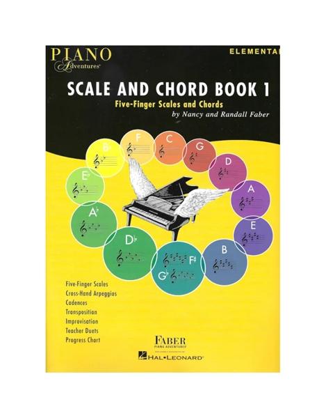 PIANO ADVENTIRES: SCALE & CHORD BOOK 1